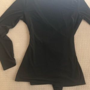 Beautiful black top, stretch fabric, size Medium
